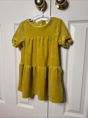 Hanna Andersson velour recycled twirl dress size 2
